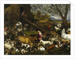 The Animals Board Noahs Ark by Jacopo il vecchio Bassano