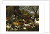 The Animals Board Noahs Ark by Jacopo il vecchio Bassano