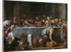 The Last Supper by Agostino Carracci