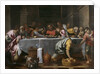 The Last Supper by Agostino Carracci
