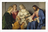 Christ Giving the Keys to Saint Peter by Vincenzo di Biagio Catena