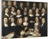 Group Portrait of the Mint Masters of Dordrecht by Samuel Dirksz van Hoogstraten