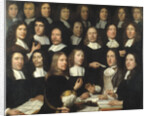 Group Portrait of the Mint Masters of Dordrecht by Samuel Dirksz van Hoogstraten