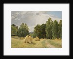 Haystacks, Preobrazhenskoe by Ivan Ivanovich Shishkin