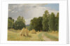 Haystacks, Preobrazhenskoe by Ivan Ivanovich Shishkin