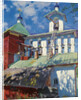 Bell tower of the Pskovo-Pechersky Monastery by Sergei Arsenyevich Vinogradov