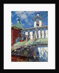 Bell tower of the Pskovo-Pechersky Monastery by Sergei Arsenyevich Vinogradov