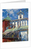 Bell tower of the Pskovo-Pechersky Monastery by Sergei Arsenyevich Vinogradov