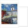 Bell tower of the Pskovo-Pechersky Monastery by Sergei Arsenyevich Vinogradov