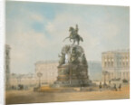 The equestrian monument of Nicholas I of Russia on St Isaacs Square in Saint Petersburg by Iosif Iosifovich Charlemagne