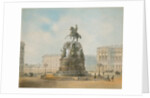 The equestrian monument of Nicholas I of Russia on St Isaacs Square in Saint Petersburg by Iosif Iosifovich Charlemagne