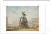 The equestrian monument of Nicholas I of Russia on St Isaacs Square in Saint Petersburg by Iosif Iosifovich Charlemagne