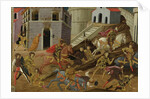 The expulsion of Tarquin and his family from Rome by Master of Marradi