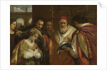 Saint Domitilla receiving the veil from Pope Clement I by Pietro da Cortona