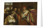 Saint Domitilla receiving the veil from Pope Clement I by Pietro da Cortona