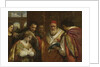 Saint Domitilla receiving the veil from Pope Clement I by Pietro da Cortona