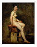 Mademoiselle Rose (Seated Nude) by Eugène Delacroix