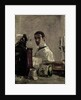 Self-portrait in front of a mirror by Henri de Toulouse-Lautrec