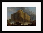 The demolition of the Bastille, July 14, 1789 by Hubert Robert
