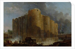 The demolition of the Bastille, July 14, 1789 by Hubert Robert