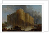 The demolition of the Bastille, July 14, 1789 by Hubert Robert