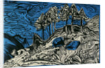 Trees on a Mountain Slope by Ernst Ludwig Kirchner
