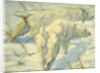 Siberian Dogs in the Snow by Franz Marc