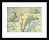 Siberian Dogs in the Snow by Franz Marc