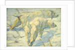 Siberian Dogs in the Snow by Franz Marc