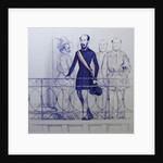 Lorenzo Brentano on the balcony of the Rathaus in Karlsruhe by Anonymous