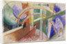 Blue Horse with Rainbow by Franz Marc