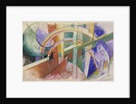 Blue Horse with Rainbow by Franz Marc