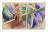 Blue Horse with Rainbow by Franz Marc