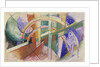 Blue Horse with Rainbow by Franz Marc