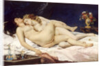 The Sleepers (Le Sommeil) by Gustave Courbet