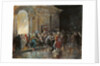 Arriving at the Theatre on a Night of a Masked Ball by Eugenio Lucas Villaamil