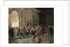 Arriving at the Theatre on a Night of a Masked Ball by Eugenio Lucas Villaamil