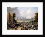 Arrival of King Louis-Philippe at Windsor Castle by Édouard-Henri-Théophile Pingret