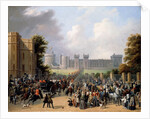 Arrival of King Louis-Philippe at Windsor Castle by Édouard-Henri-Théophile Pingret