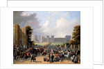 Arrival of King Louis-Philippe at Windsor Castle by Édouard-Henri-Théophile Pingret