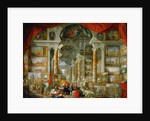 Picture Gallery with Views of Modern Rome (Modern Rome) by Giovanni Paolo Panini