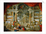 Picture Gallery with Views of Modern Rome (Modern Rome) by Giovanni Paolo Panini