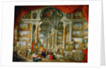 Picture Gallery with Views of Modern Rome (Modern Rome) by Giovanni Paolo Panini