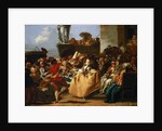 Carnival Scene (The Minuet) by Giandomenico Tiepolo