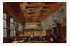 The Doge of Venice Giving Audience in the Sala del Collegio in the Doge?s Palace by Francesco Guardi