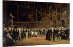 Charles X Distributing Awards to Artists Exhibiting at the Salon of 1824 at the Louvre by François-Joseph Heim