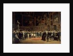 Charles X Distributing Awards to Artists Exhibiting at the Salon of 1824 at the Louvre by François-Joseph Heim
