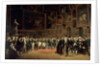 Charles X Distributing Awards to Artists Exhibiting at the Salon of 1824 at the Louvre by François-Joseph Heim