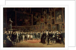 Charles X Distributing Awards to Artists Exhibiting at the Salon of 1824 at the Louvre by François-Joseph Heim