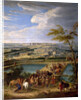 View of the city and Palace of Versailles, as seen from the Montbauron hill by Jean-Baptiste Martin